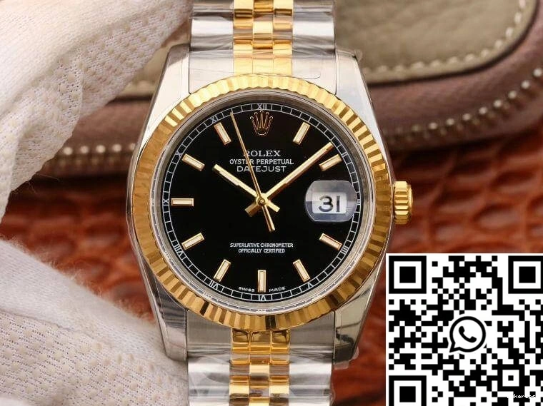 Dial Black Datejust AR Rolex Factory 36mm 126233 0302